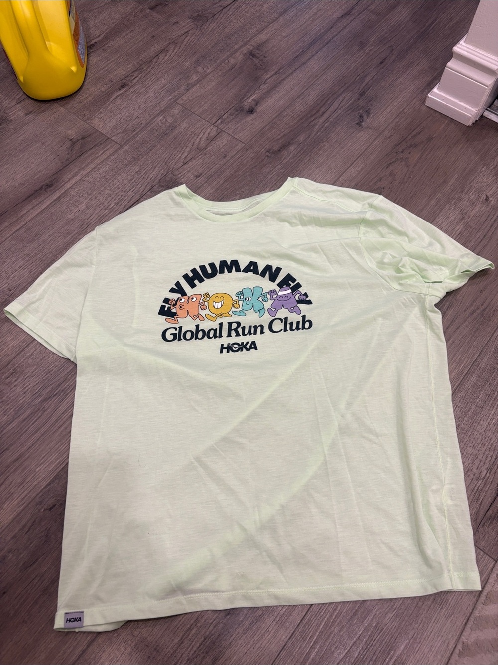 Hoka Light Mint Global Run Club Graphic Tee